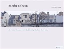 Tablet Screenshot of jennifersolheim.com
